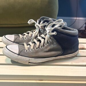 Converse Gray and Navy Sneakers
